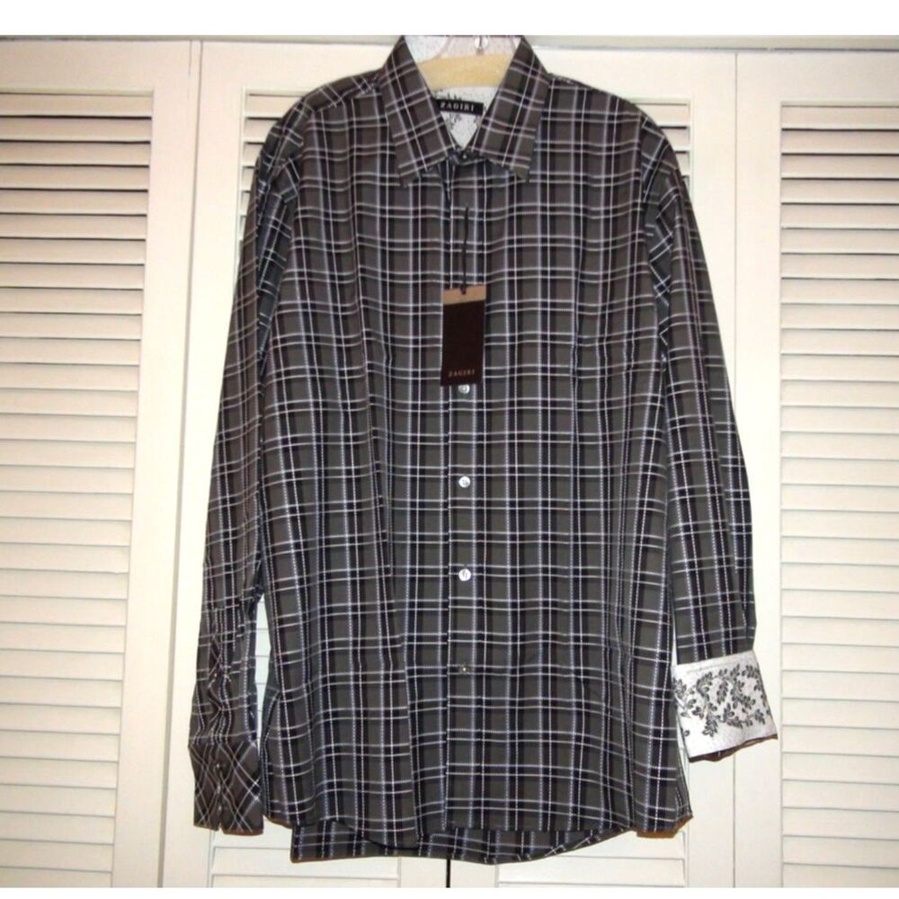 Zagiri American Band Plaid Sport Shirt